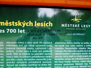 Foto: Městské lesy Hradec Králové