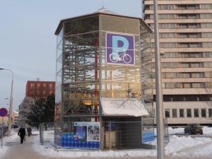 Cyklo parkovací dům otevírá v pondělí 18. února