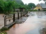 Most v Rudníku, stav po povodni 2013 | Zdroj: Kr. kraj