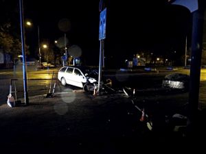 Nehoda v centru Hradce | Foto: PČR 