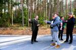 Ředitel městských lesů Zerzáň s novináři