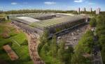 Návrh nového fotbalového stadionu | Vizualizace ECE