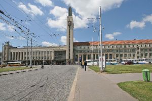 Hlavní nádraží Hradec Králové.